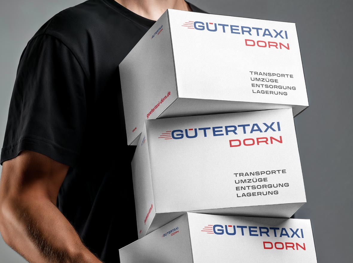 Logo und Website für die Gütertaxi Dorn