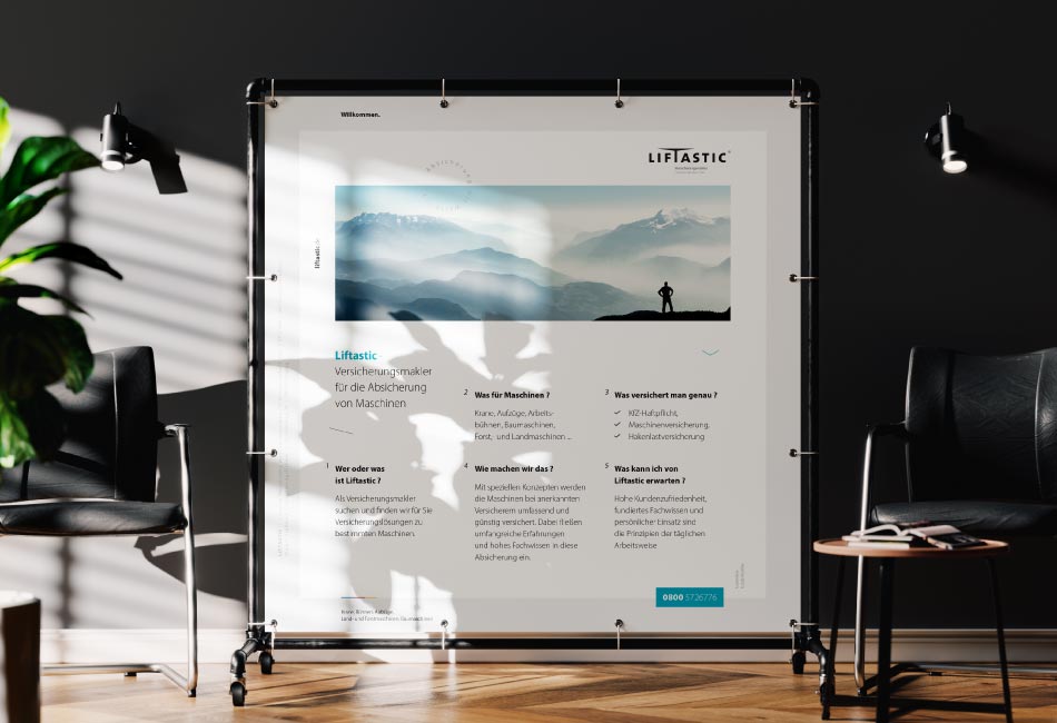 Messeplakat von LIFTASTIC