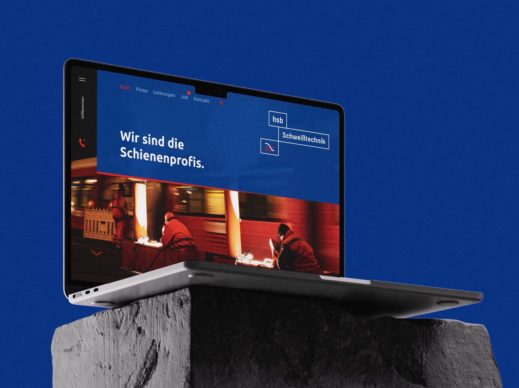 Corporate Design und Webdesign für hsb Schweißtechnik